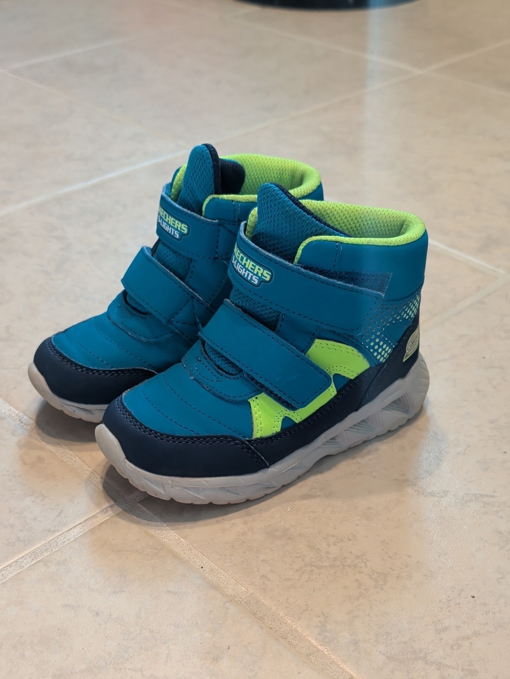 Skechers Lights Kids High Top Sneaker Boots